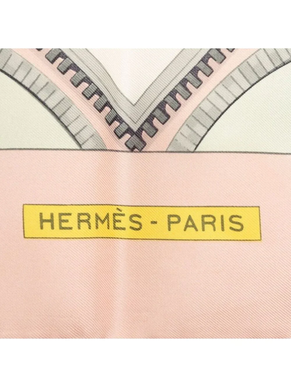 Hermes Carre 90 Bordeaux Porte Oceane City Entrance Scarf Pink Multicolor Silk - Picture 7 of 8